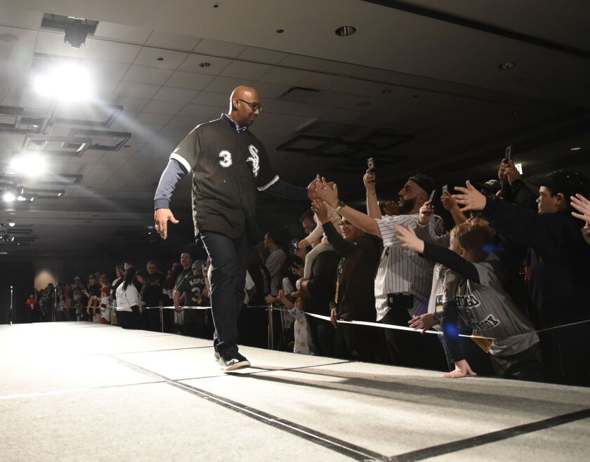 Hall of Fame inductee Harold Baines.