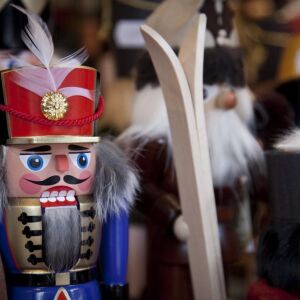 The Hoffmann Co. from Dresden, Germany sells traditional German Christmas decorations and hundreds of nutcrackers. | Sun-Times file photo