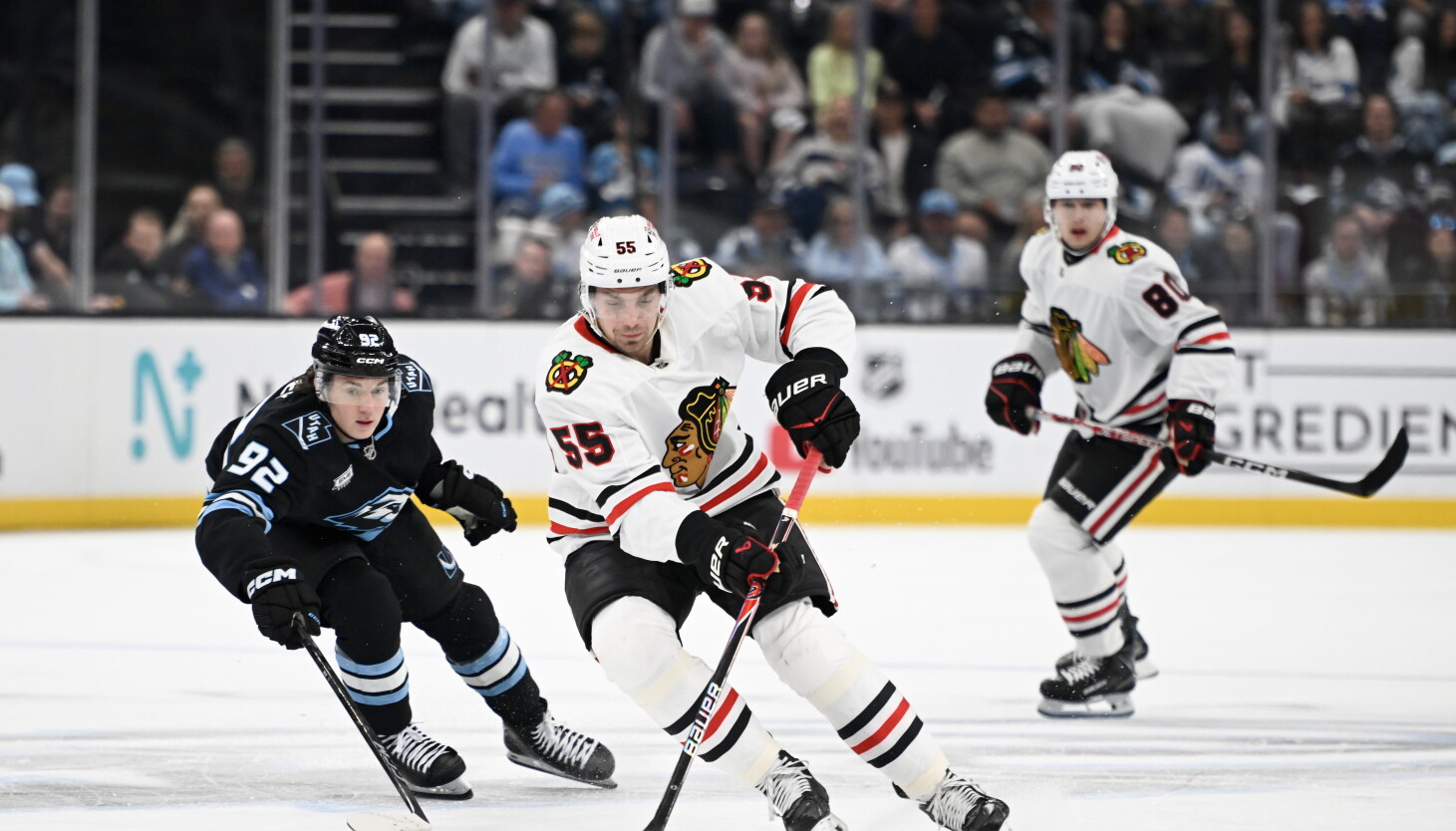 Blackhawks enigma Artyom Levshunov following his instincts to encouraging start