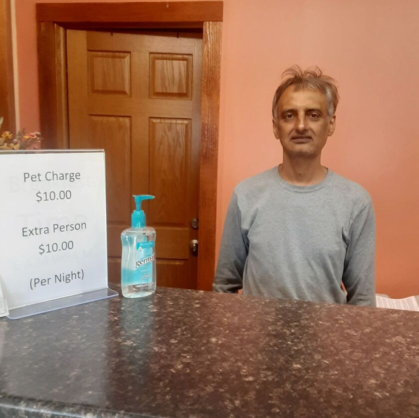 Jignesh Shah, owner of the Budget Inn in Beardstown