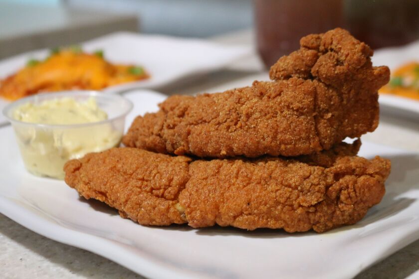 The Mustard catfish at Flammin Restaurant. | Brian Rich/Sun-Times