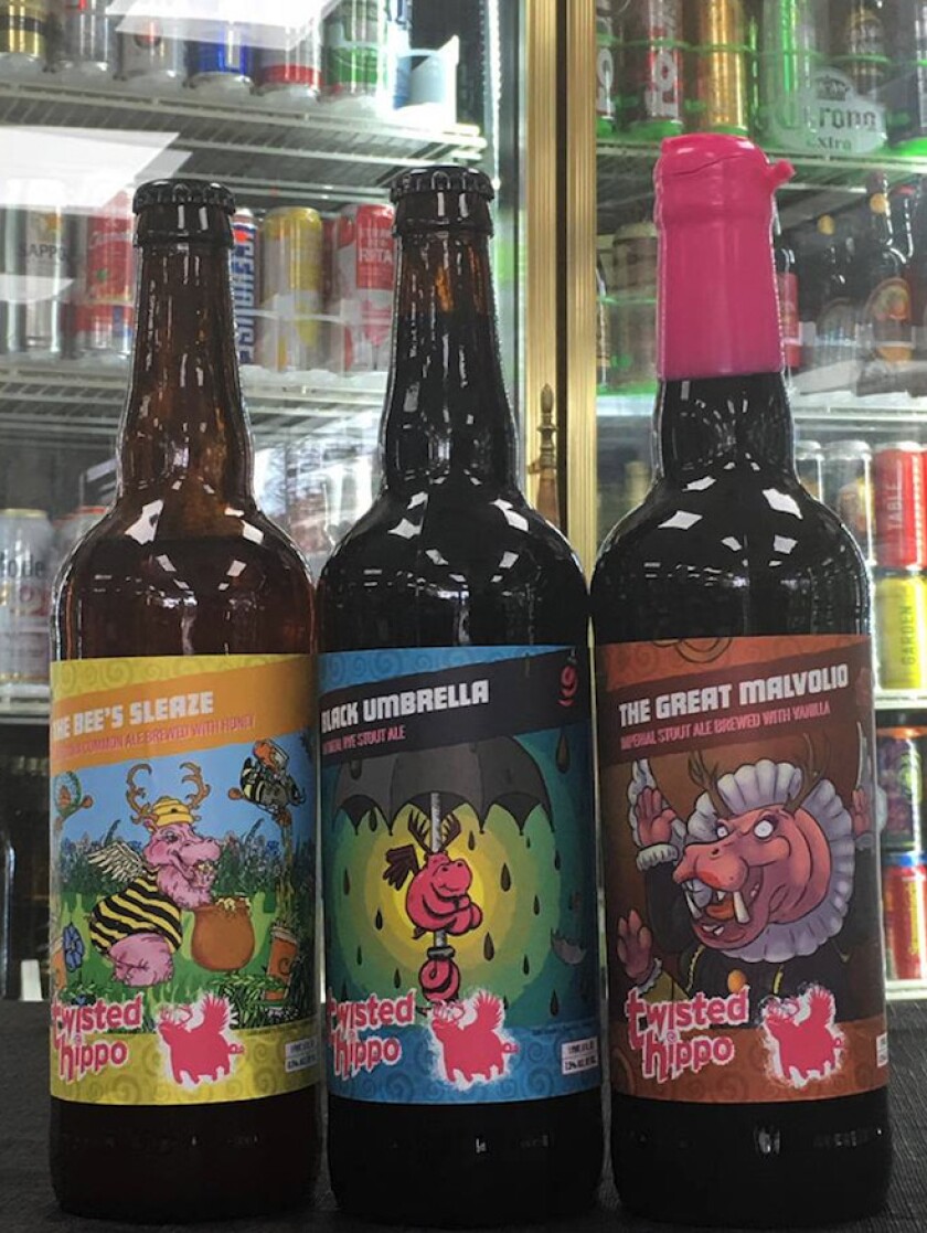 Some of Twisted Hippo’s beers | Brewery Facebook page