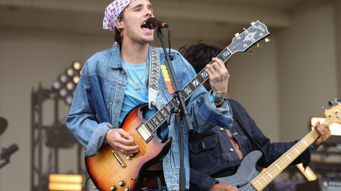 Cruz Beckham and The Breakers performs on the Tito’s stage on Day 4 of Lollapalooza in Grant Park, Sunday, Aug. 2, 2026.