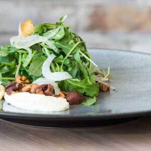 Warbler arugula salad | Courtesy of Kailley Lindman
