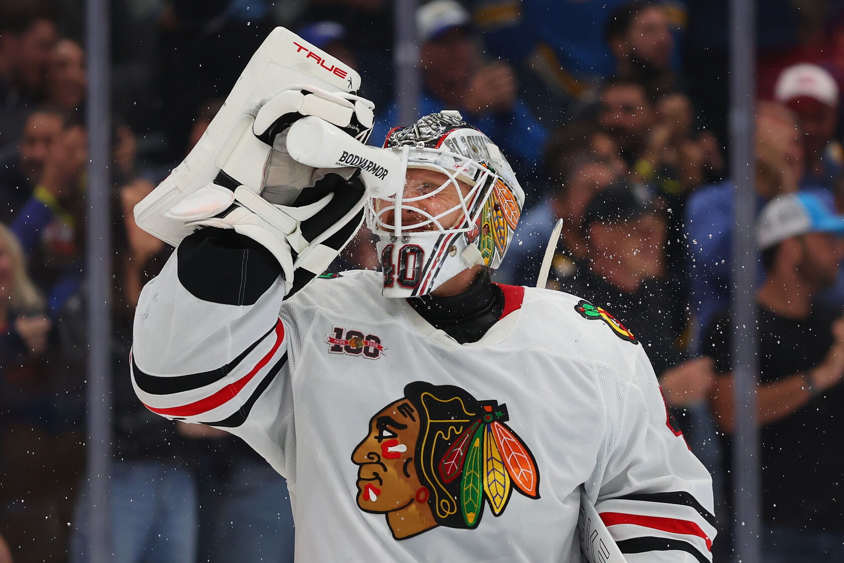 Breaking down Blackhawks' goalie depth chart with Laurent Brossoit
