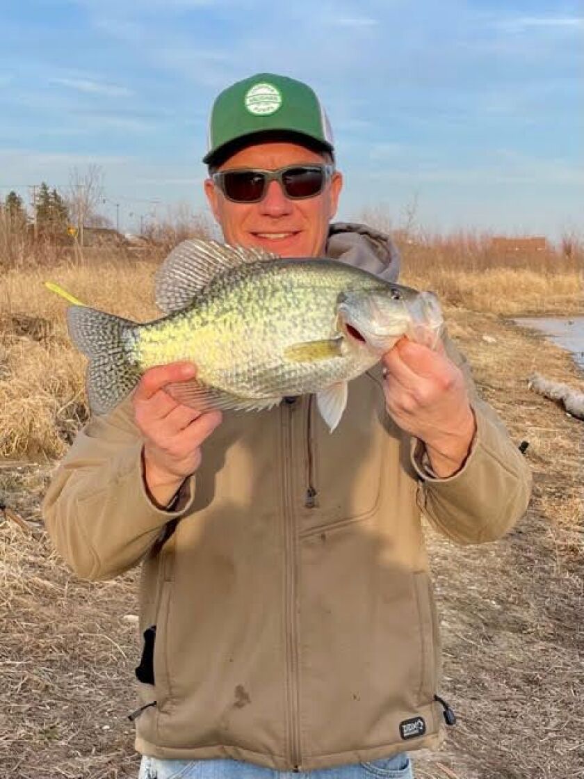 Andrew Beison and a fine Indiana crappie. Provided photo