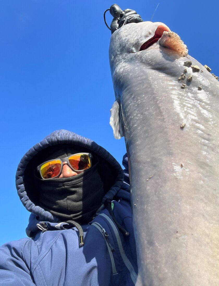 Darryl Turner with a big blue catfish caught at LaSalle Lake. Provided photo