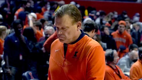 The NCAA Tournament has not been kind to the Big Ten or Illinois coach Brad Underwood.