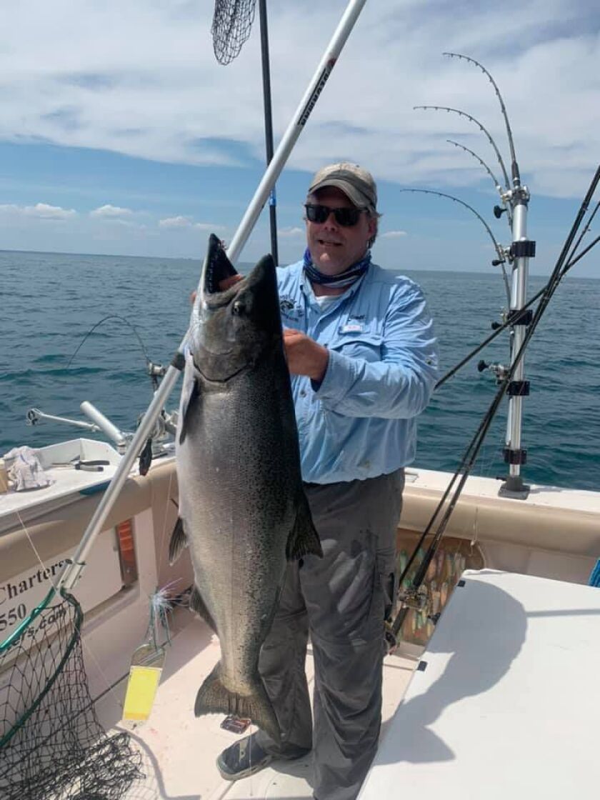 Boat record Chinook out of Waukegan. Provided by Capt. Scott Wolfe
