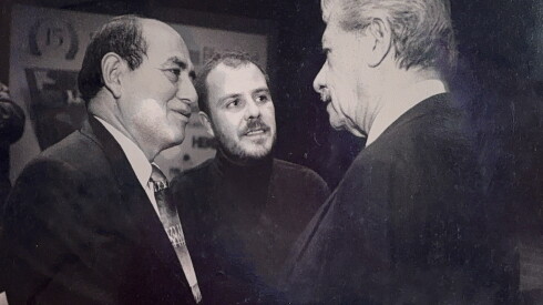 International Latino Cultural Center founder Pepe Vargas (left) and late Mexican actor Ignacio López Tarso.