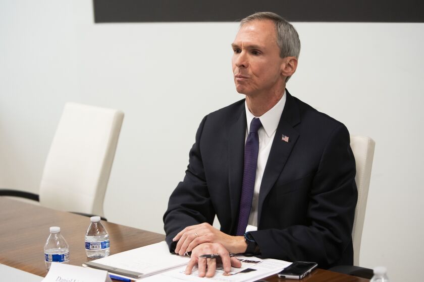 Rep. Dan Lipinski appears before the Sun-Times Editorial Board.
