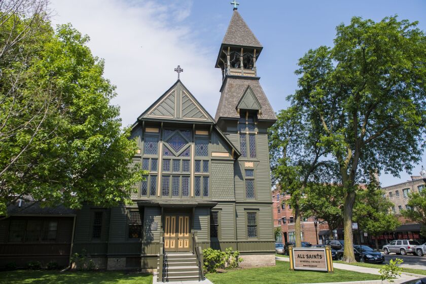 All Saints Episcopal Church in the 4500 block of North Hermitage Avenue in Ravenswood. | Tyler LaRiviere/Sun-Times