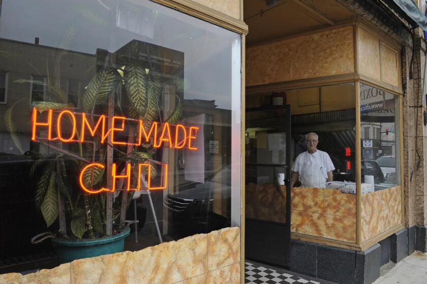 For decades, Tony Dinos owned the Ramova Grill, 3510 S. Halsted St. in Bridgeport. | Sun-Times files