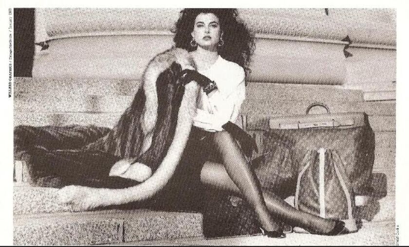 Kerry Harper Melchi in a 1988 photo shoot by Ernest Collins.