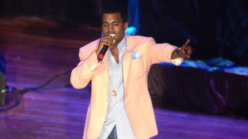 Ye, then known as Kanye West, performs at the House of Blues in February 2004.