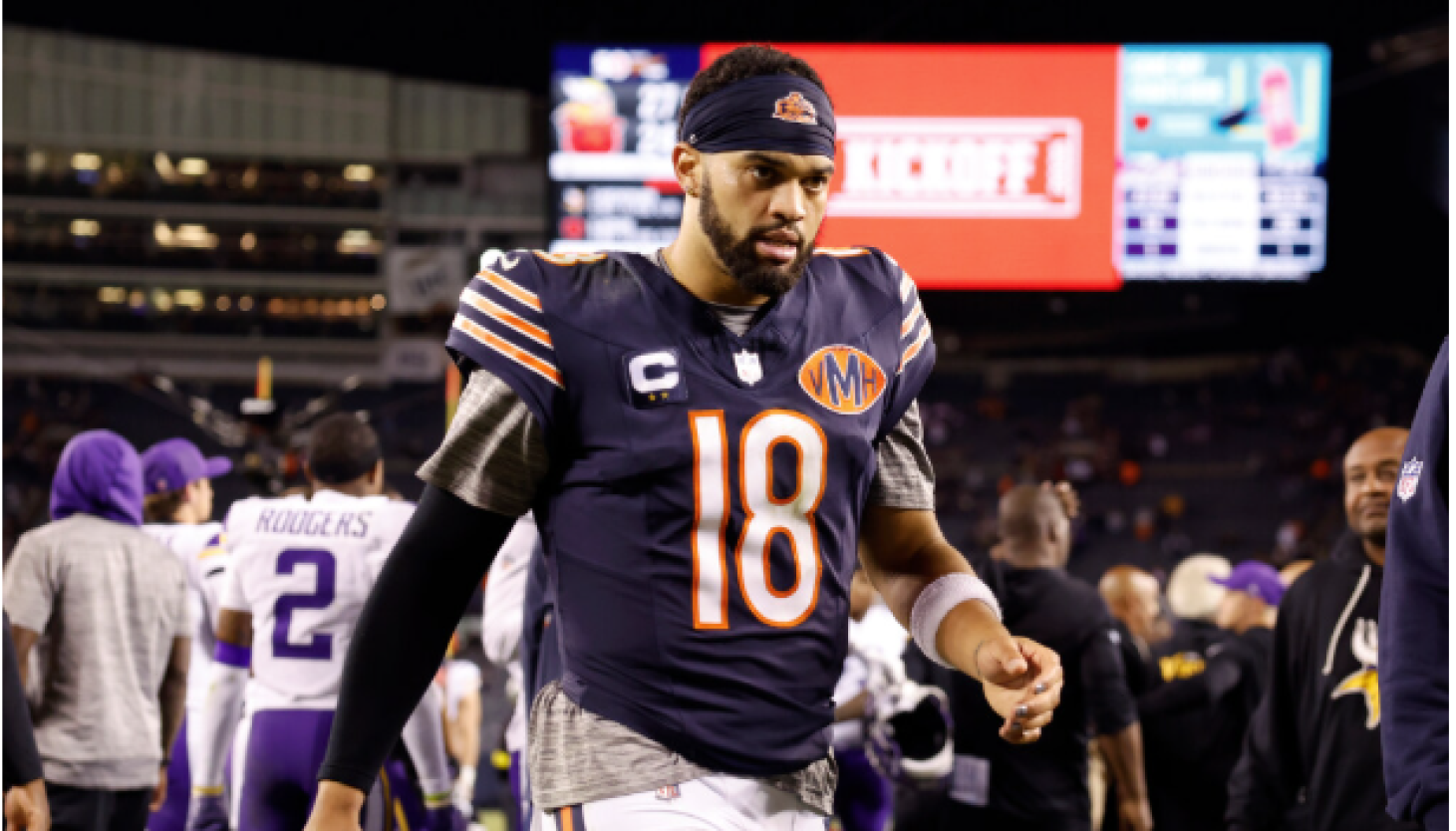 Bears' QB picture comes into focus amid Caleb Williams' hamstring ...