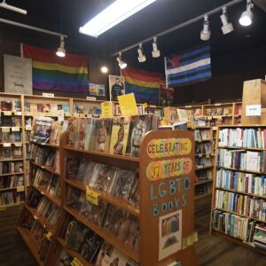 Inside the Unabridged Bookstore in the Boystown. | Colin Boyle/Sun-Times