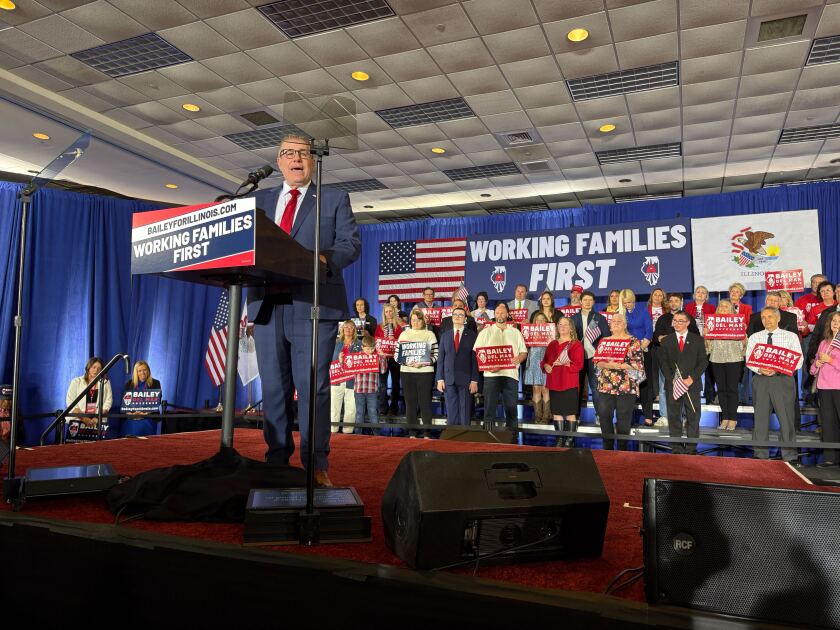 Darren Bailey has his sights set on the November gubernatorial election after winning Tuesday's GOP primary.