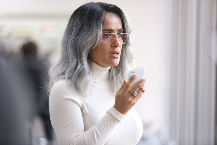 Salma Hayek in “The Hummingbird Project.” | The Orchard