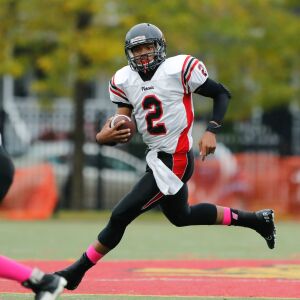 Phoenix’s Jamon Gooden (2) runs the ball against Marine.