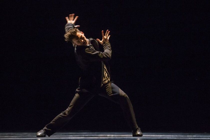 Hubbard Street Dance Chicago’s Jason Hortin will perform Crystal Pite’s “A Picture of You Falling” at the 8 p.m. performance of “Modern Women” on Aug. 26. (Photo: Todd Rosenberg)