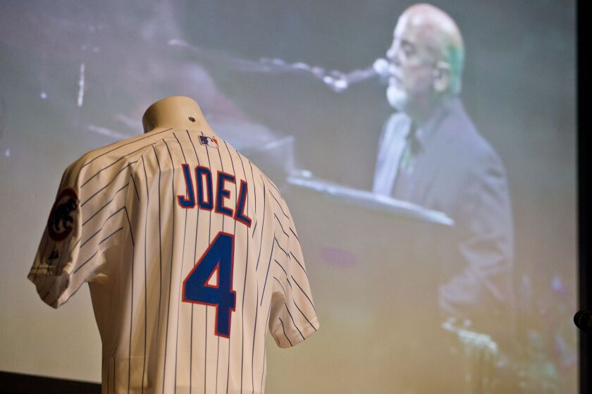 The announcement of Billy Joel’s August 27th 2015 concert at Wrigley Field is made at The Cubby Bear on January 15, 2015 in Chicago, Illinois. (Photo by Timothy Hiatt/Getty Images)