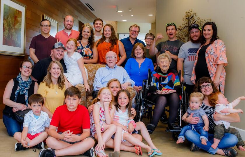 Roy and Dorothy Larson and family.