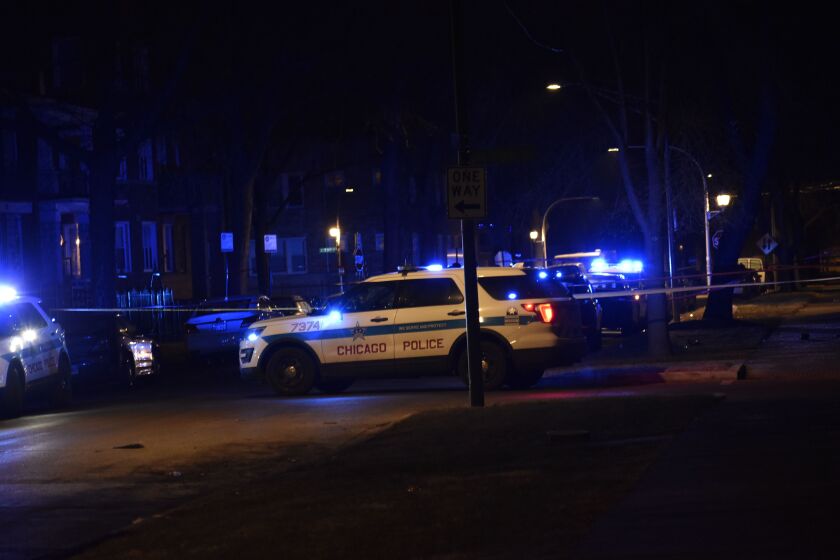 Police investigate after a man was fatally shot Dec. 21, 2019, in the 7300 block of South Blackstone Avenue.