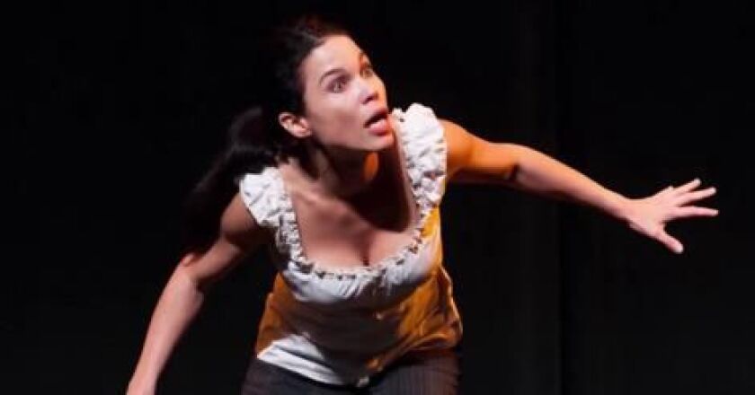 Actress Debra Eberhardt in “Jamaica Farewell.”