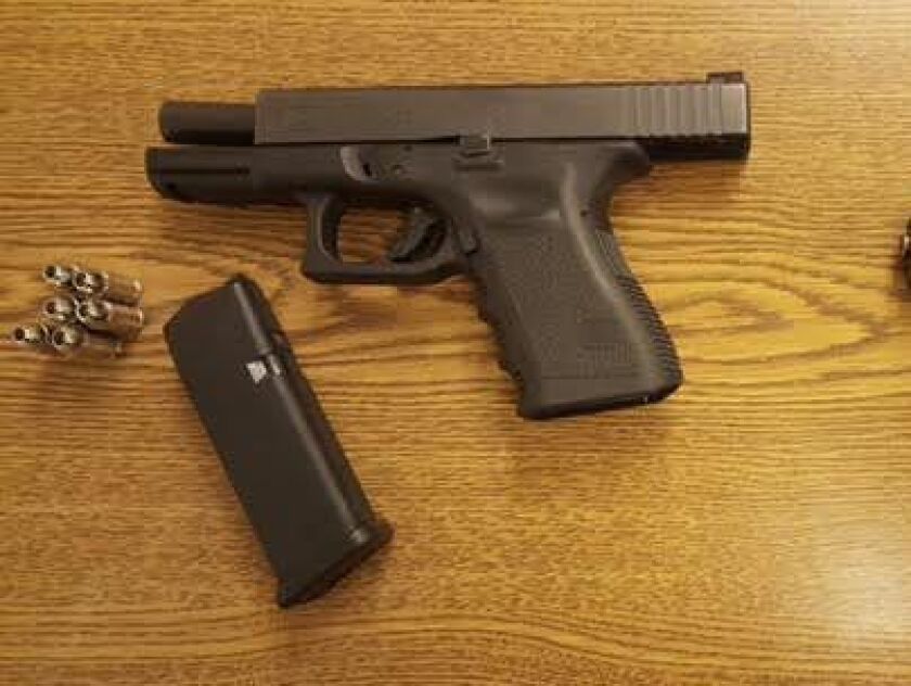 Two guns were recovered and two men were arrested Saturday night after a traffic stop in East Garfield Park. | Cook County sheriff’s office