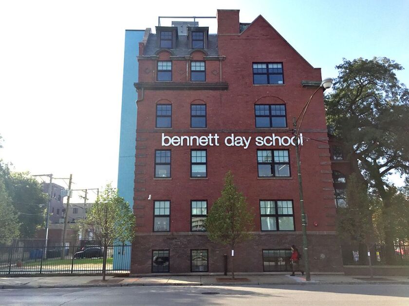 The Bennett Day School is in a century-old settlement house on West Grand Avenue but plans to expand southward as it grows. | Neil Steinberg/Sun-Times