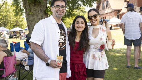 Carlos and Ivalisse Gomez drink guavacha slushies alongside their daughter, Charlisse Gomez