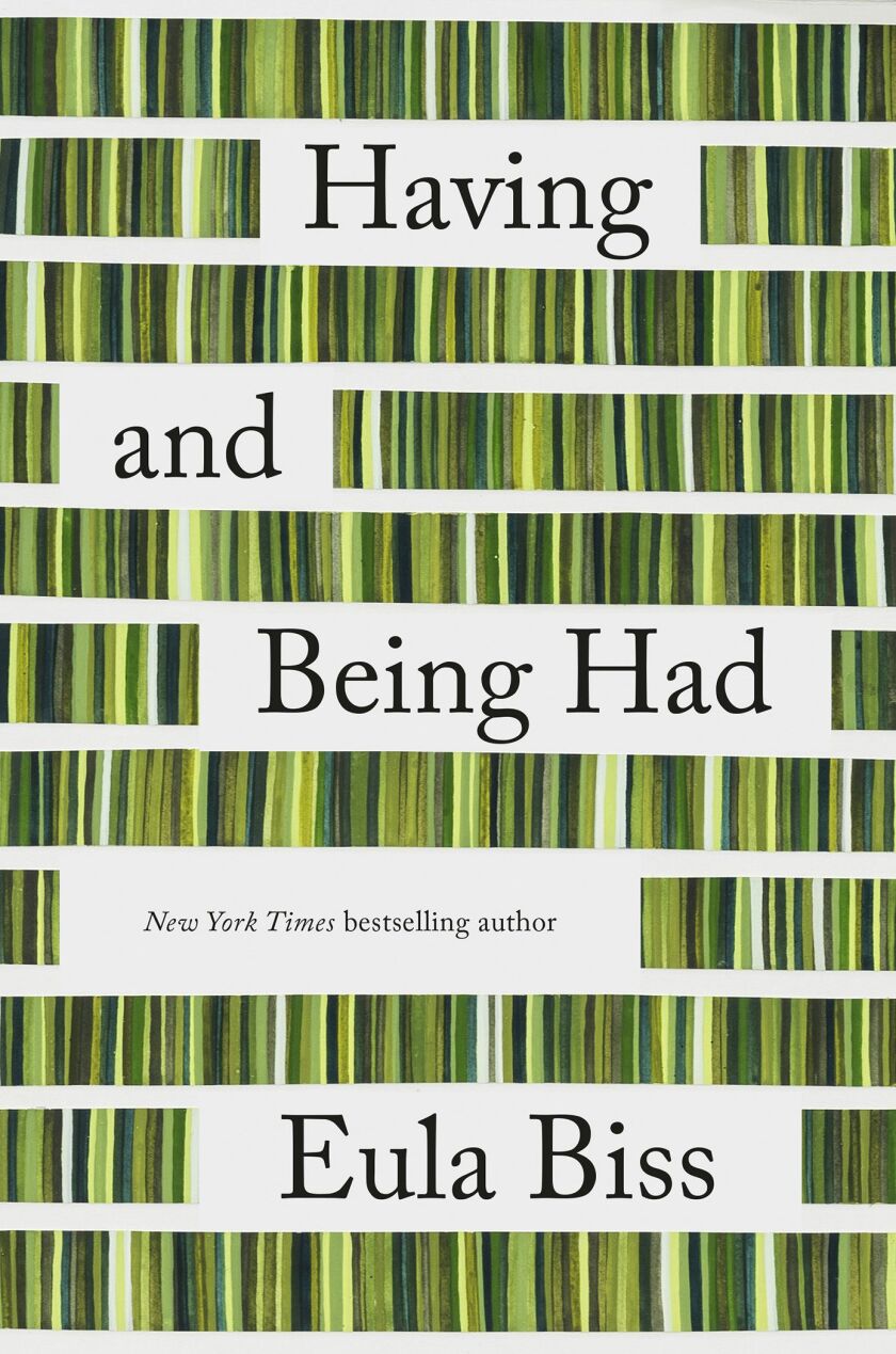 Eula Biss says of “Having and Being Had,” her upcoming book: “I’m writing in this time that is riddled with increasing inequality and economic hardship and seems to be going further in that direction.”