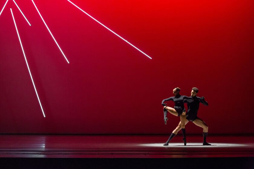 Anais Bueno and Fabrice Calmels in a duet from Annabelle Lopez Ochoa’s “Mammatus.” | Cheryl Mann
