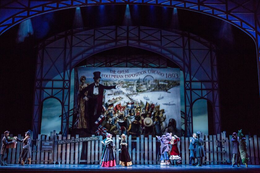 The Columbian World’s Exposition of 1893, held in Chicago, is the backdrop for the Joffrey Ballet’s new production of “The Nutcracker.” (Photo: Cheryl Mann)