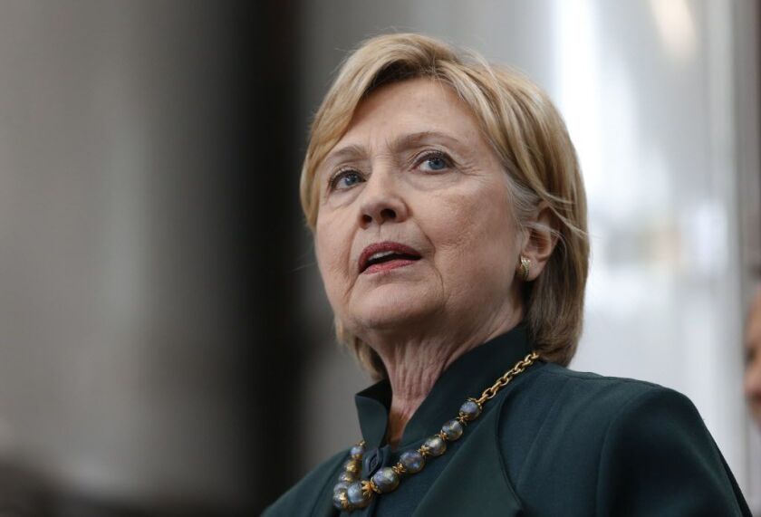 Former UN Ambassador Hillary Clinton