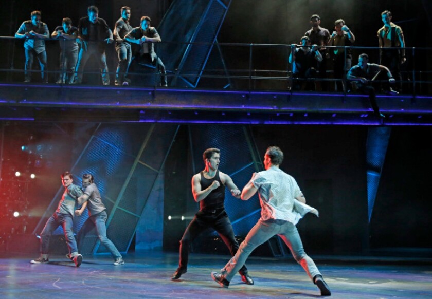 A scene from the Paramount Theatre production of “West Side Story.” (Photo: Liz Lauren)