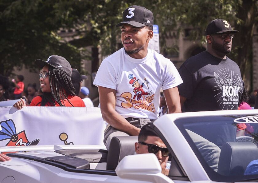 Chance the Rapper is the Grand Marshal in the 88th annual Bud Billiken Day Parade Saturday. | Worsom Robinson/For the Sun-Times