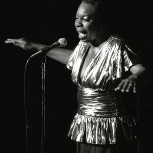 Nina Simone performs at Avery Fisher Hall in New York in 1985. Simone died in 2003. | AP file photo