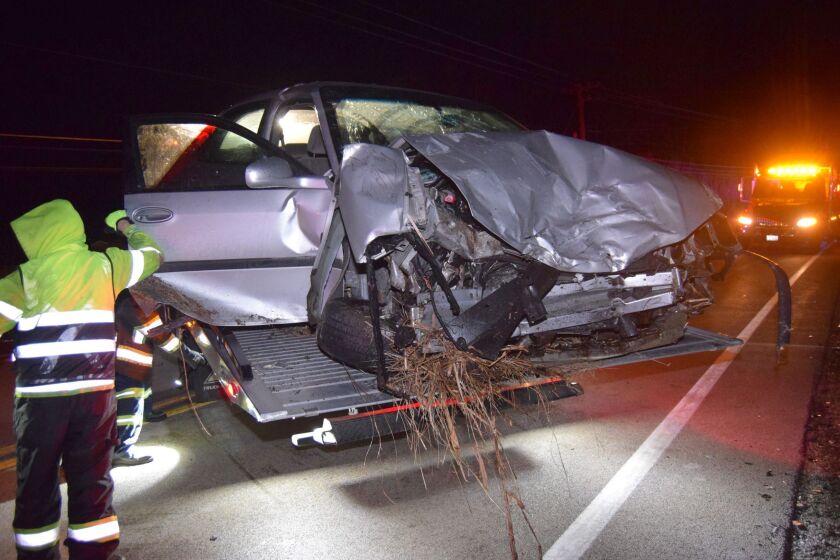 A deputy was hit head-on by a DUI driver Feb. 28, 2020, in an unincorporated area near Antioch.
