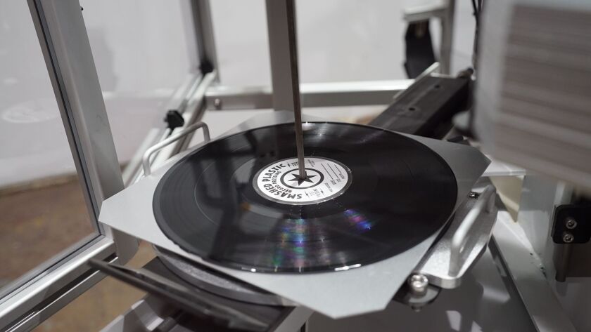 Three friends are opening Smashed Plastic, Chicago’s first vinyl record pressing plant since 1980. | Nader Issa/Sun-Times