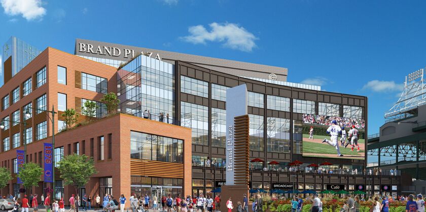 Cubs Chairman Tom Ricketts wants the area around the renovated Wrigley Field to be so beautiful, it will draw plenty of people even on days when the Cubs aren’t playing. | Chicago Cubs illustration