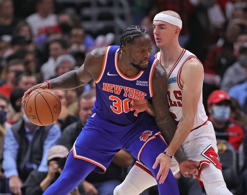 New York Knicks v Chicago Bulls