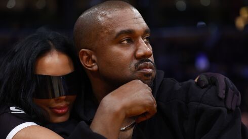 Rapper Ye, formerly known as Kanye West, attending a basketball game in Los Angeles last spring with girlfriend Chaney Jones.