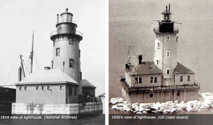 The Chicago Harbor Lighthouse has seen better days, as these historic photos show.