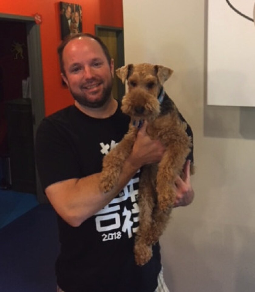 Gaughn is the co-owner of Urban Pooch.