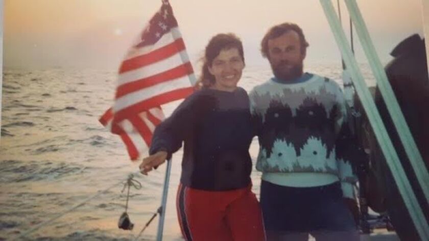 Ryszard Rewucki and his wife Anna loved sailing together. | Provided photo