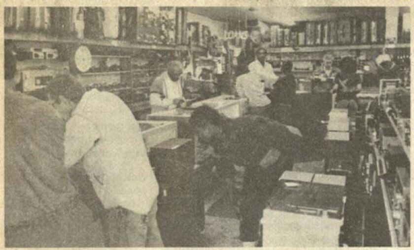 A look inside Jack & Dick’s Pawn Shop in 1980. | Provided photo