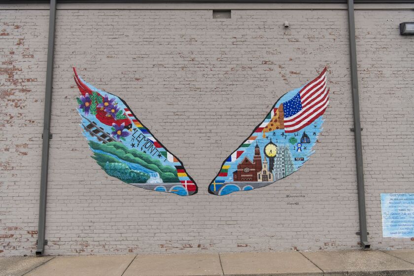 “Quarryman’s Wings” can be found on an exterior wall at Quarry Pub and Grill in the 1000 block of State Street in Lemont.