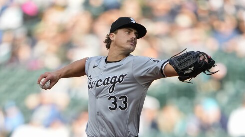 The White Sox' Drew Thorpe, pictured in 2024.